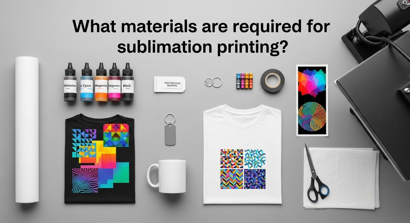 Which materials are required for sublimation printing?