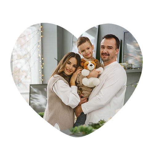 12x14cm Sublimation Large Heart Magnet - Pack of 10