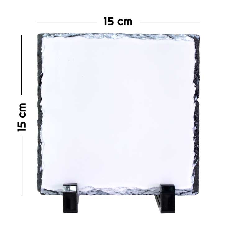 Sublimation Shiny Square Natural Stone - 15x15cm