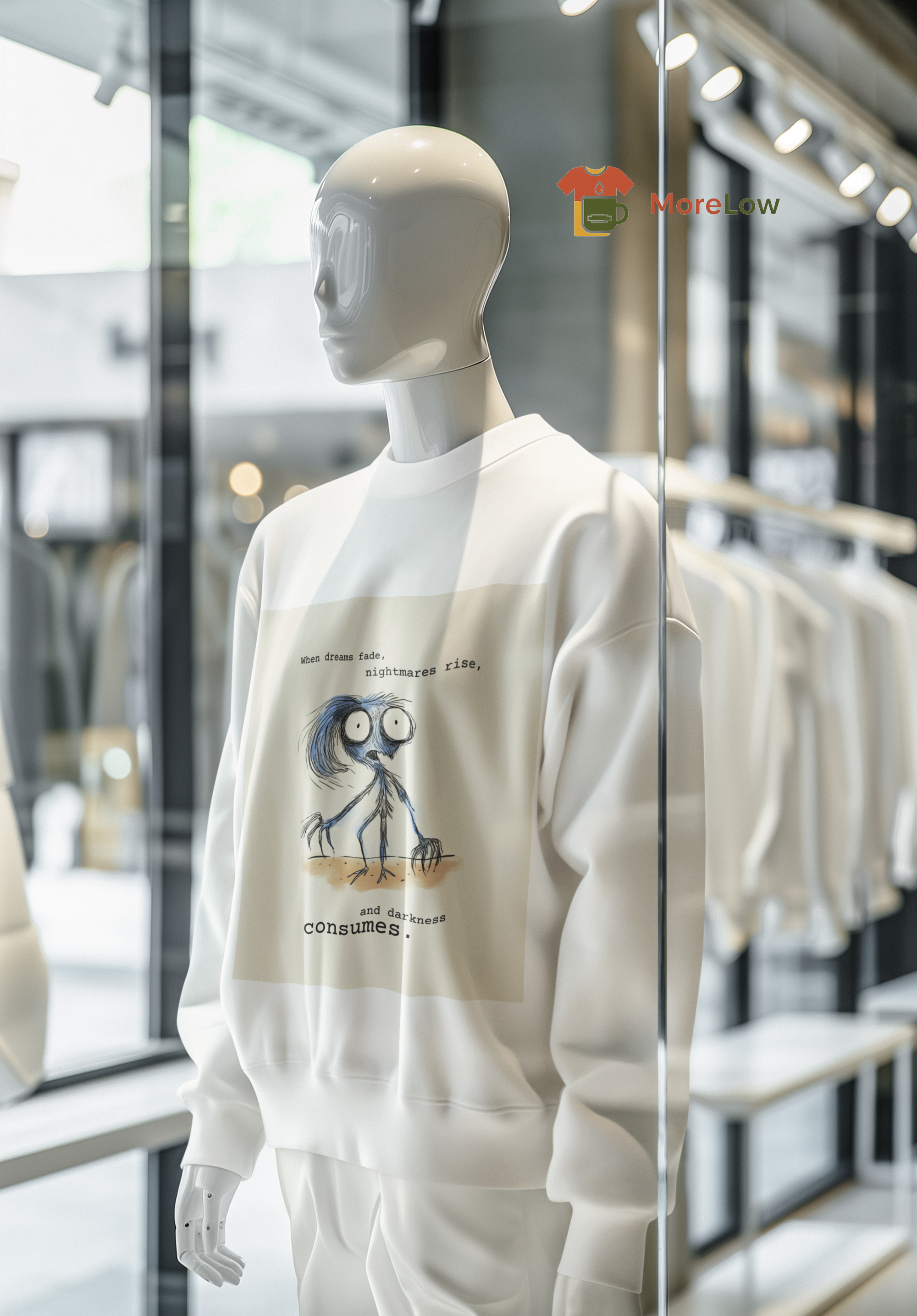A Style Born from Nightmares: "When Dreams Fade" T-shirt and Sweatshirt