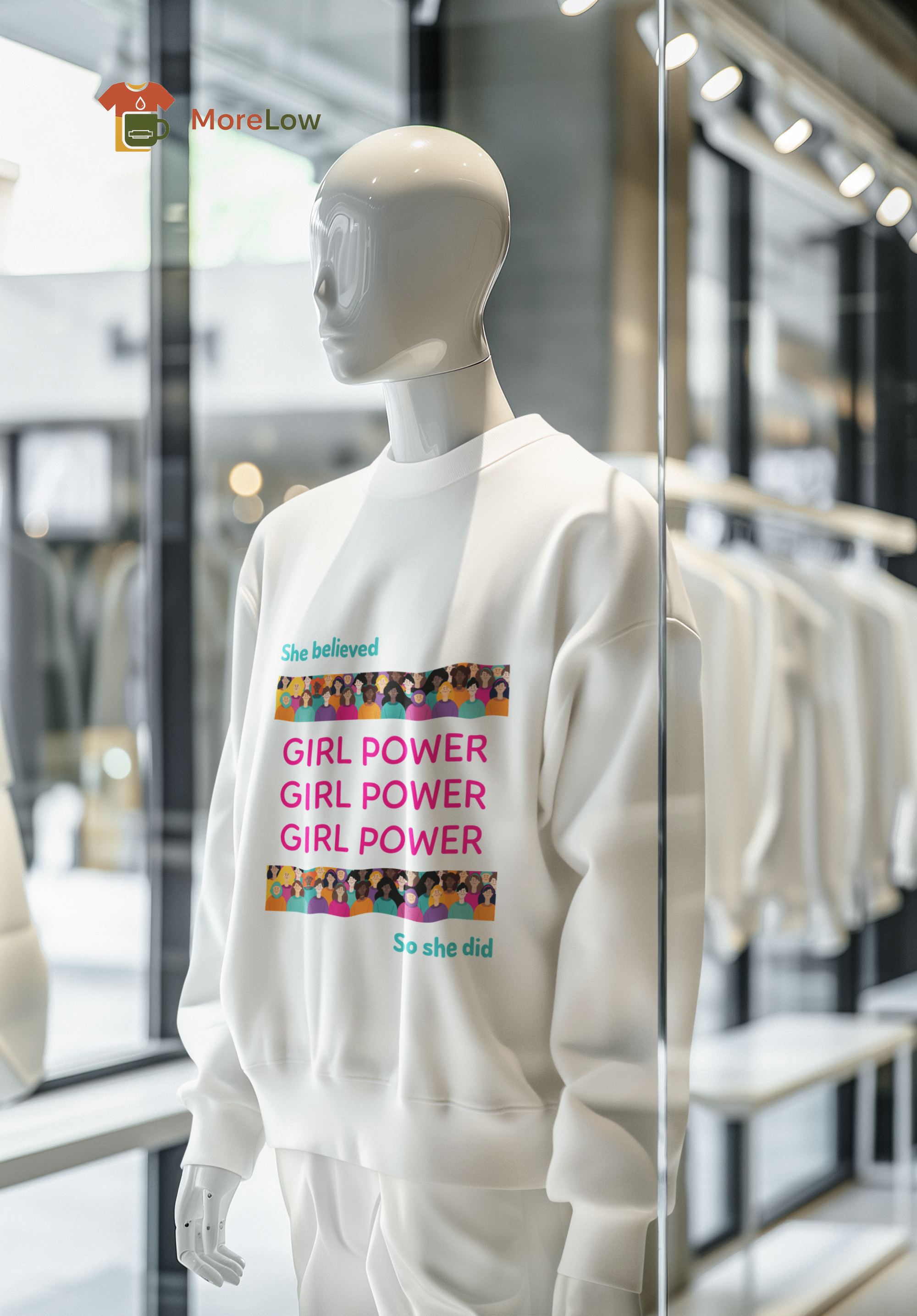 Women's Empowerment: She Believed, She Succeeded T-shirt and Sweatshirt