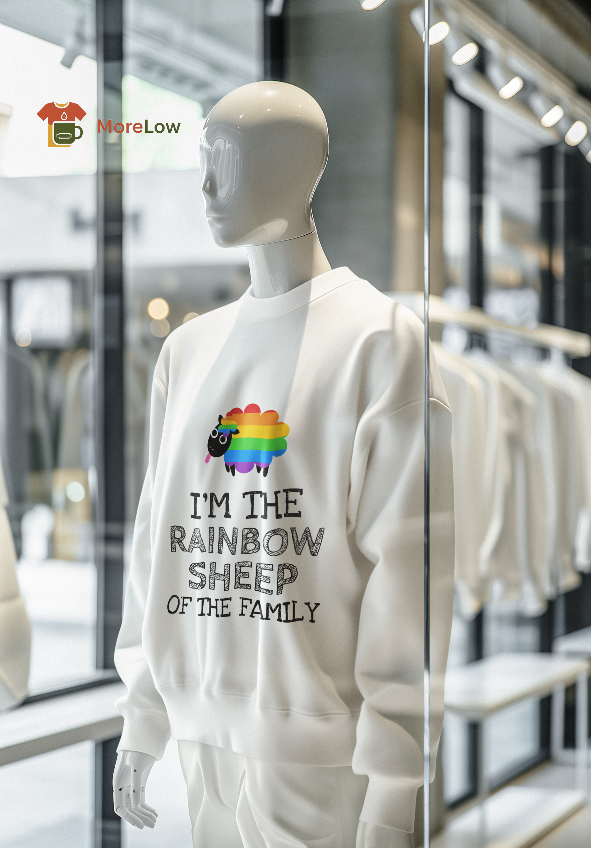 Rainbow Sheep of the Family T-shirt and Sweatshirt