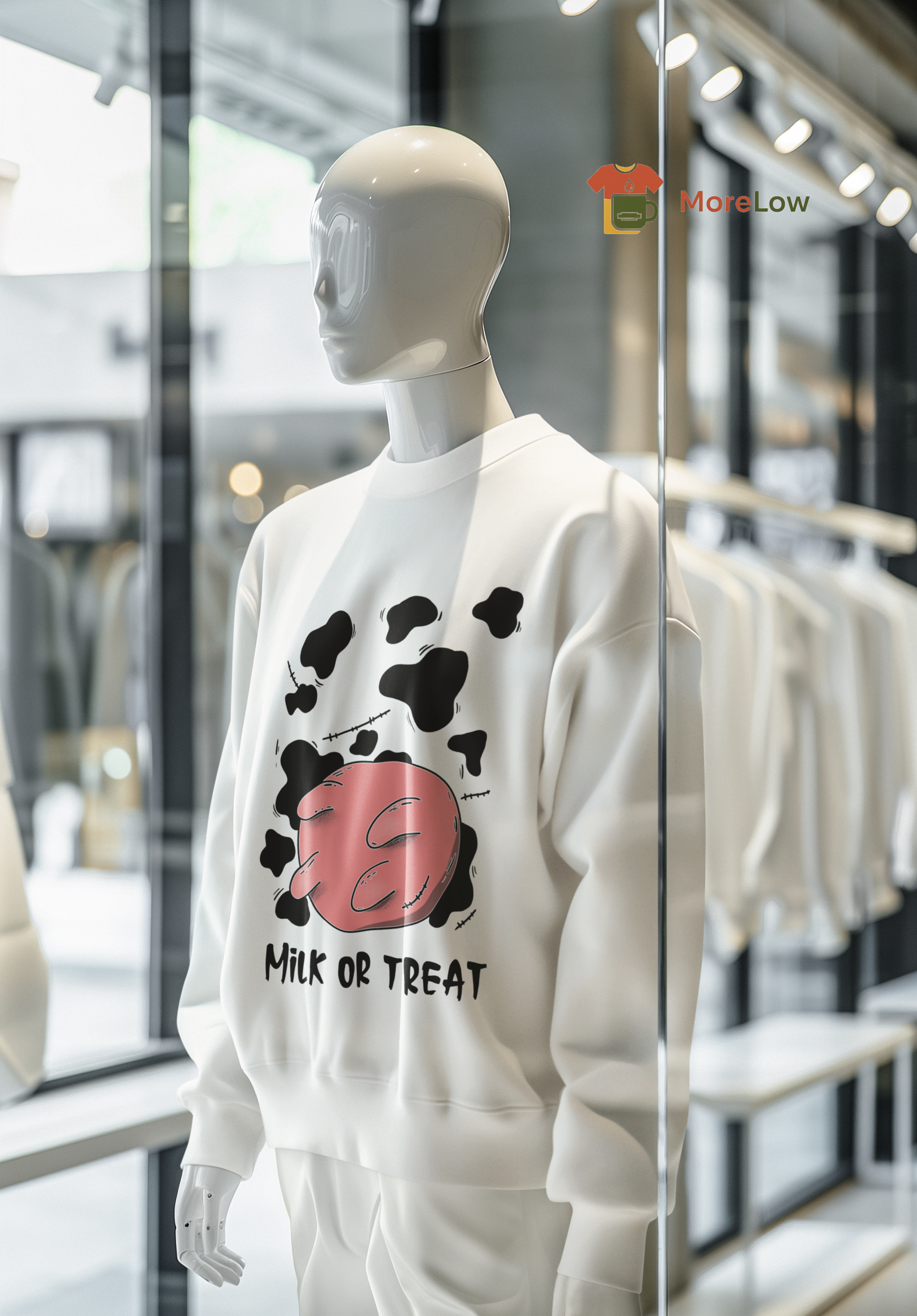 Milk or Treat T-shirt and Sweatshirt