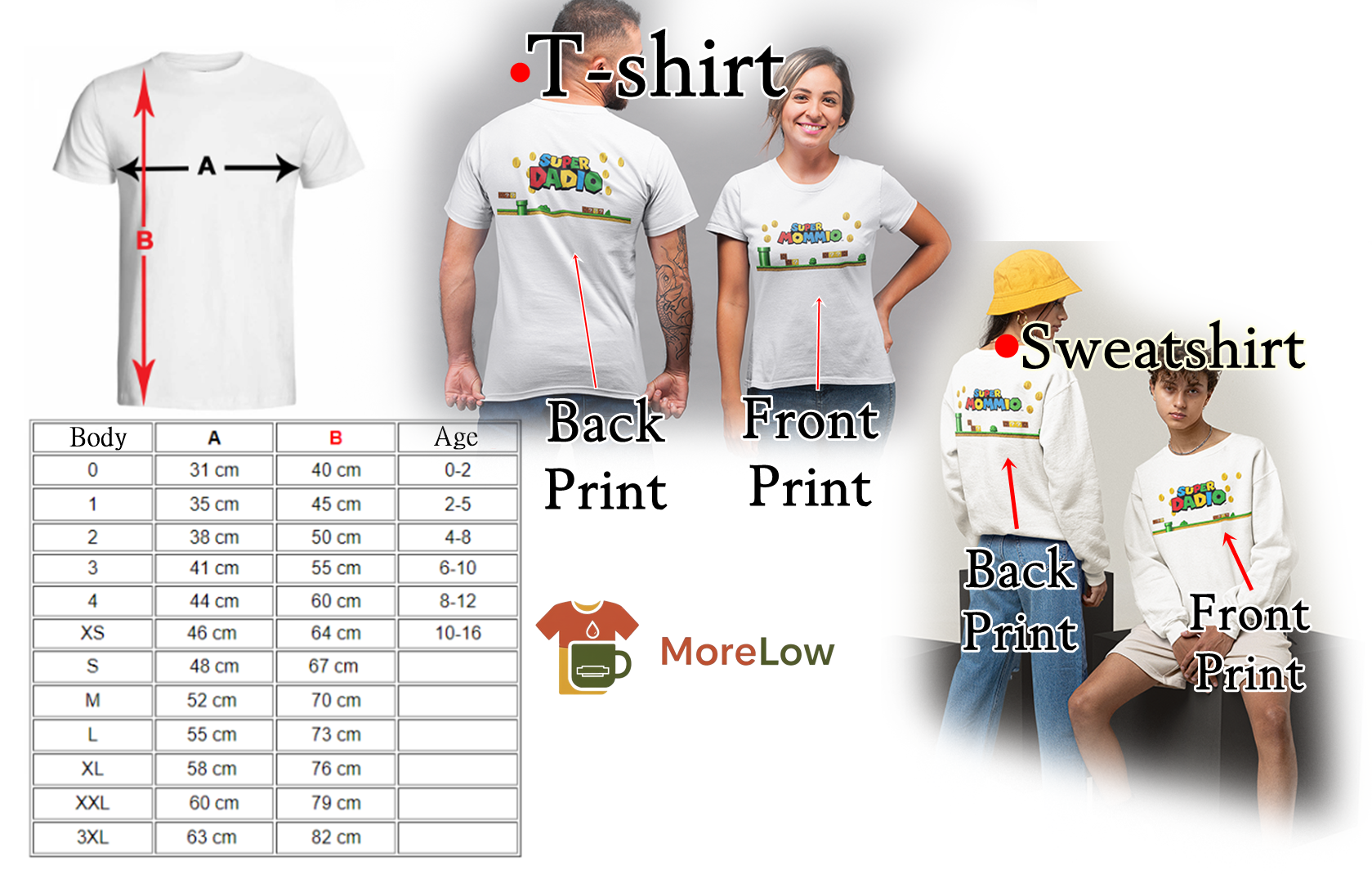 Super Family T-shirts & Sweatshirts: Personalized Gifts
