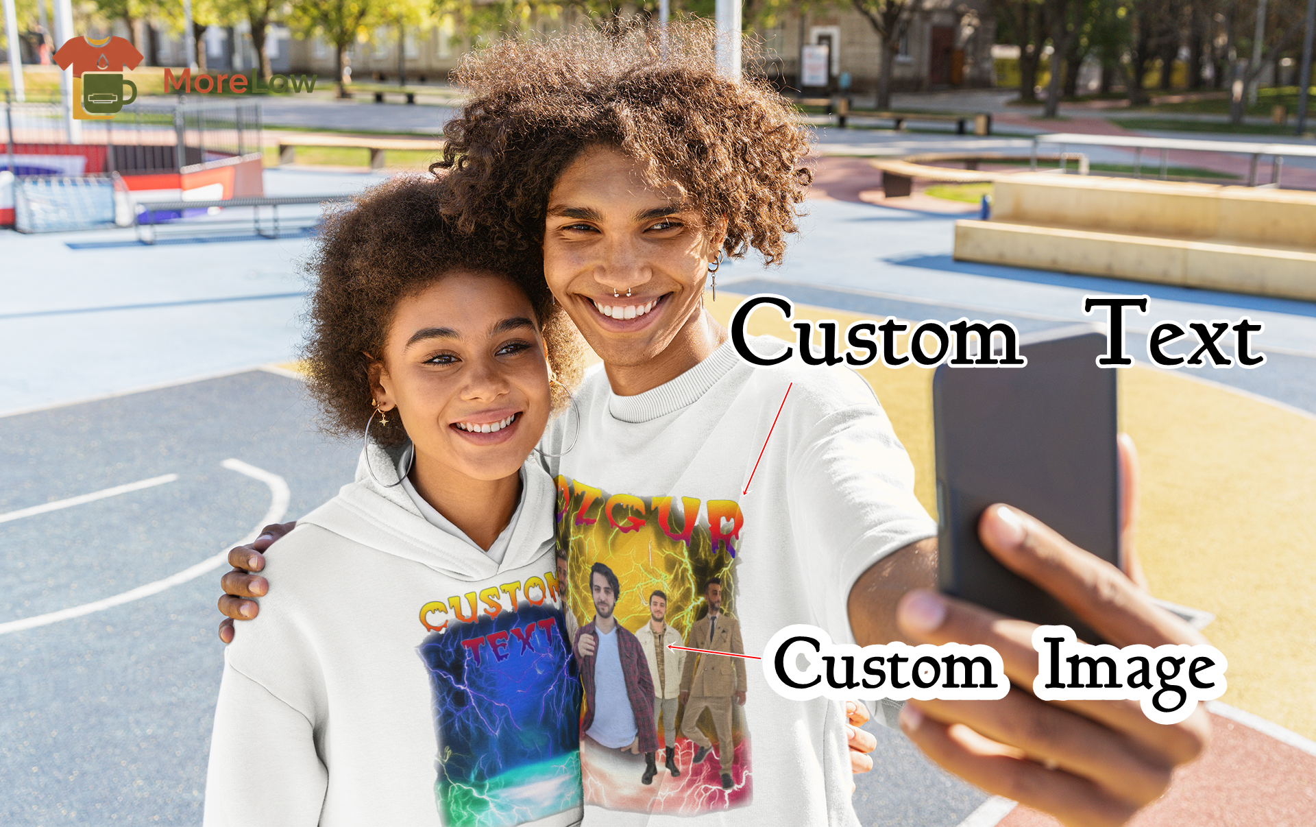 Custom Photo and Text Design T-Shirt | Bachelor/Bachelorette Party T-Shirt | Unisex Sublimation Print
