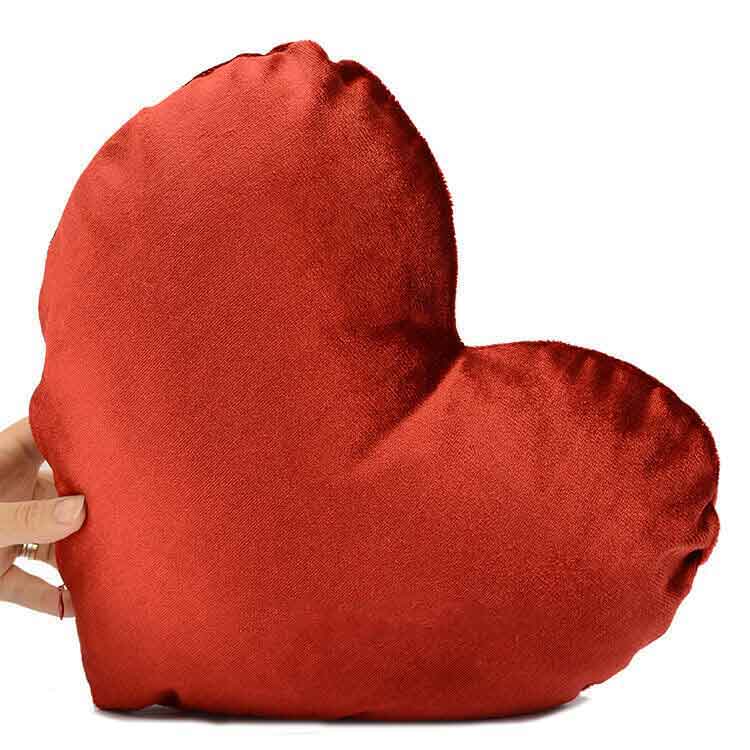 Sublimation Silk Heart-Within-a-Heart Pillow