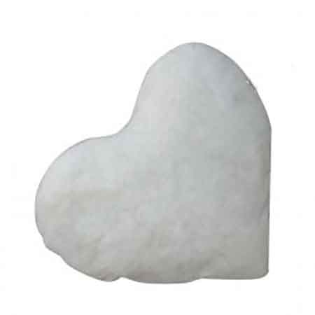 40x40 cm Heart-Shaped Pillow Insert - Plump Fiber Ball Silicone Pillow Cushion - High-Quality Inner Pillow Filling