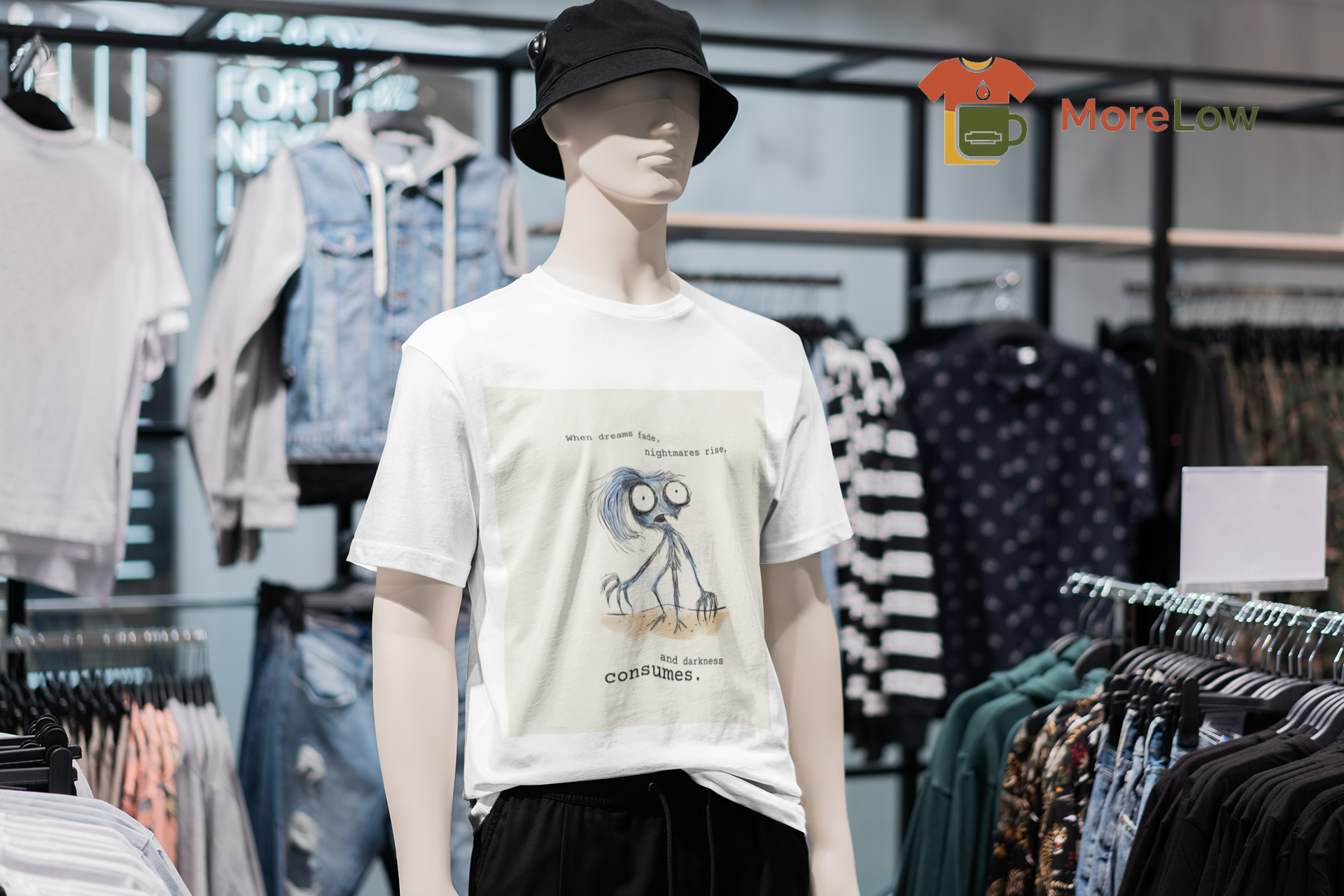 A Style Born from Nightmares: "When Dreams Fade" T-shirt and Sweatshirt