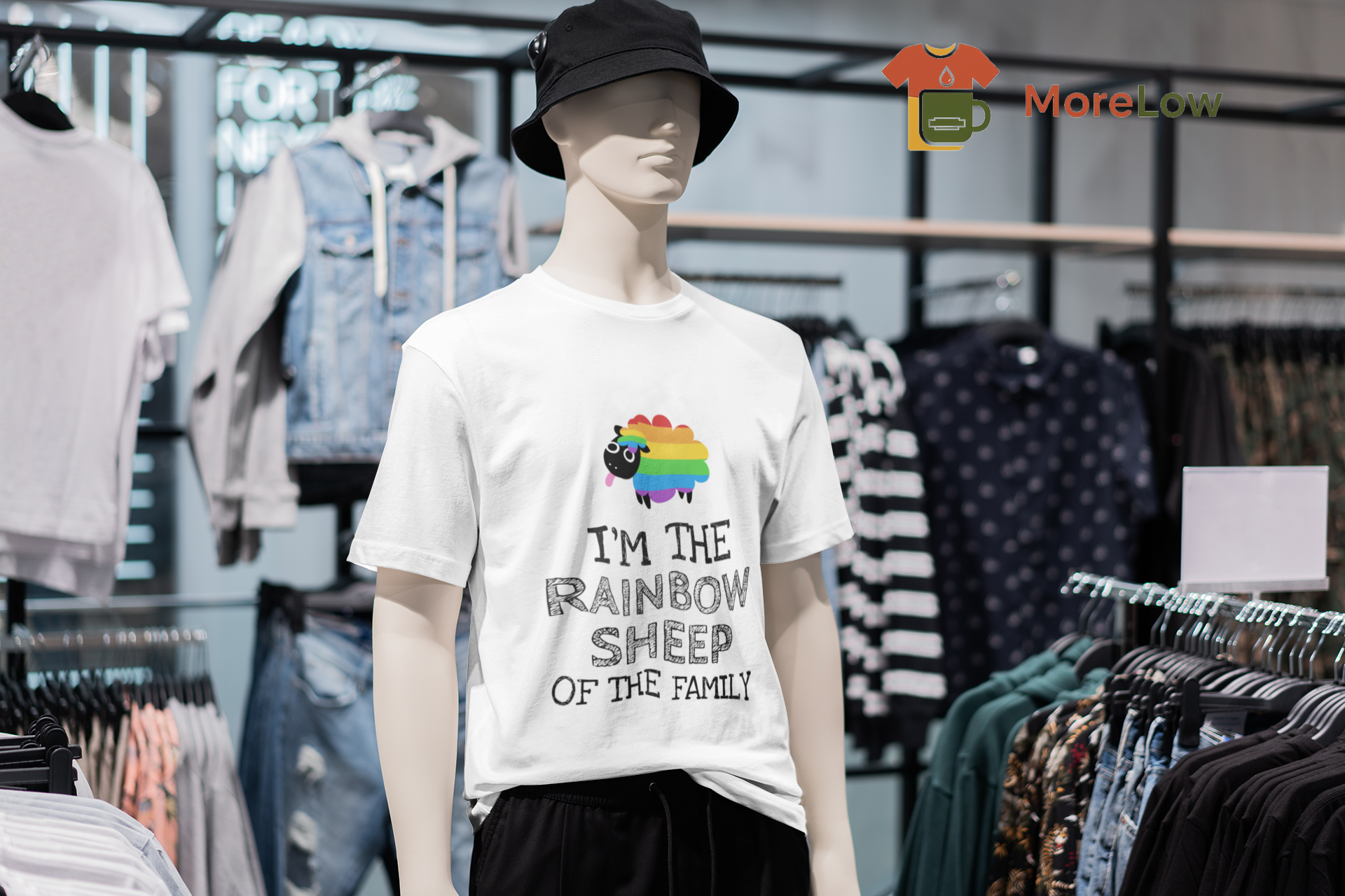 Rainbow Sheep of the Family T-shirt and Sweatshirt