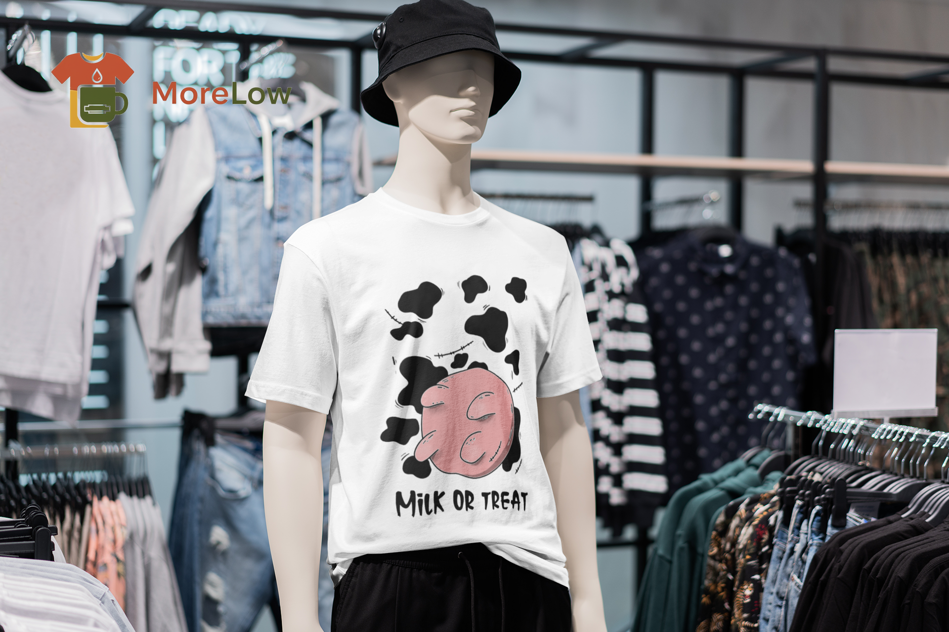Milk or Treat T-shirt and Sweatshirt