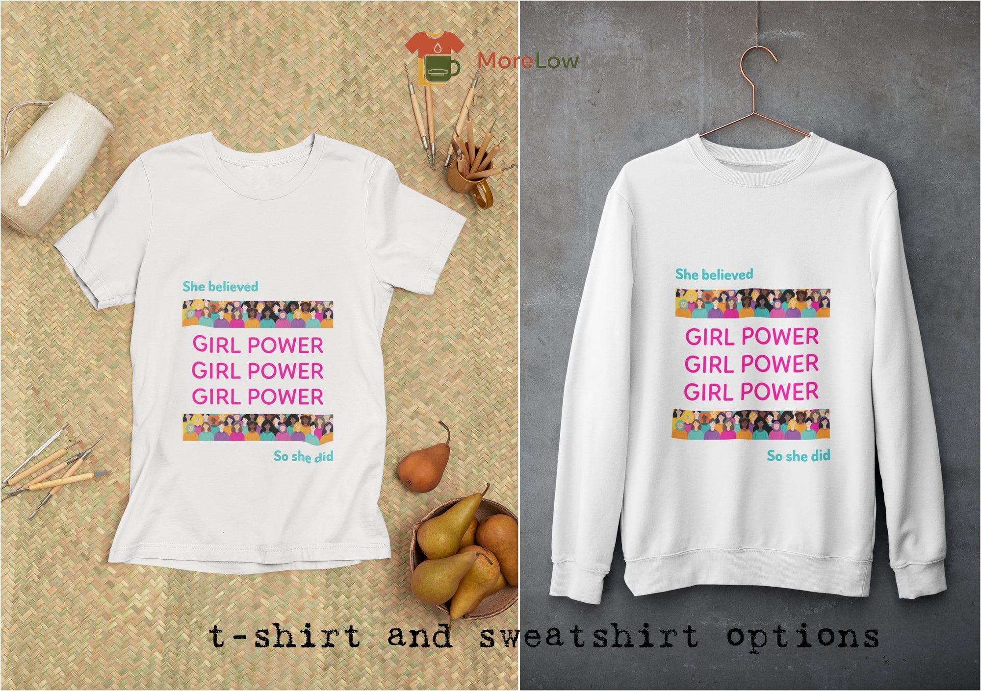 Women's Empowerment: She Believed, She Succeeded T-shirt and Sweatshirt