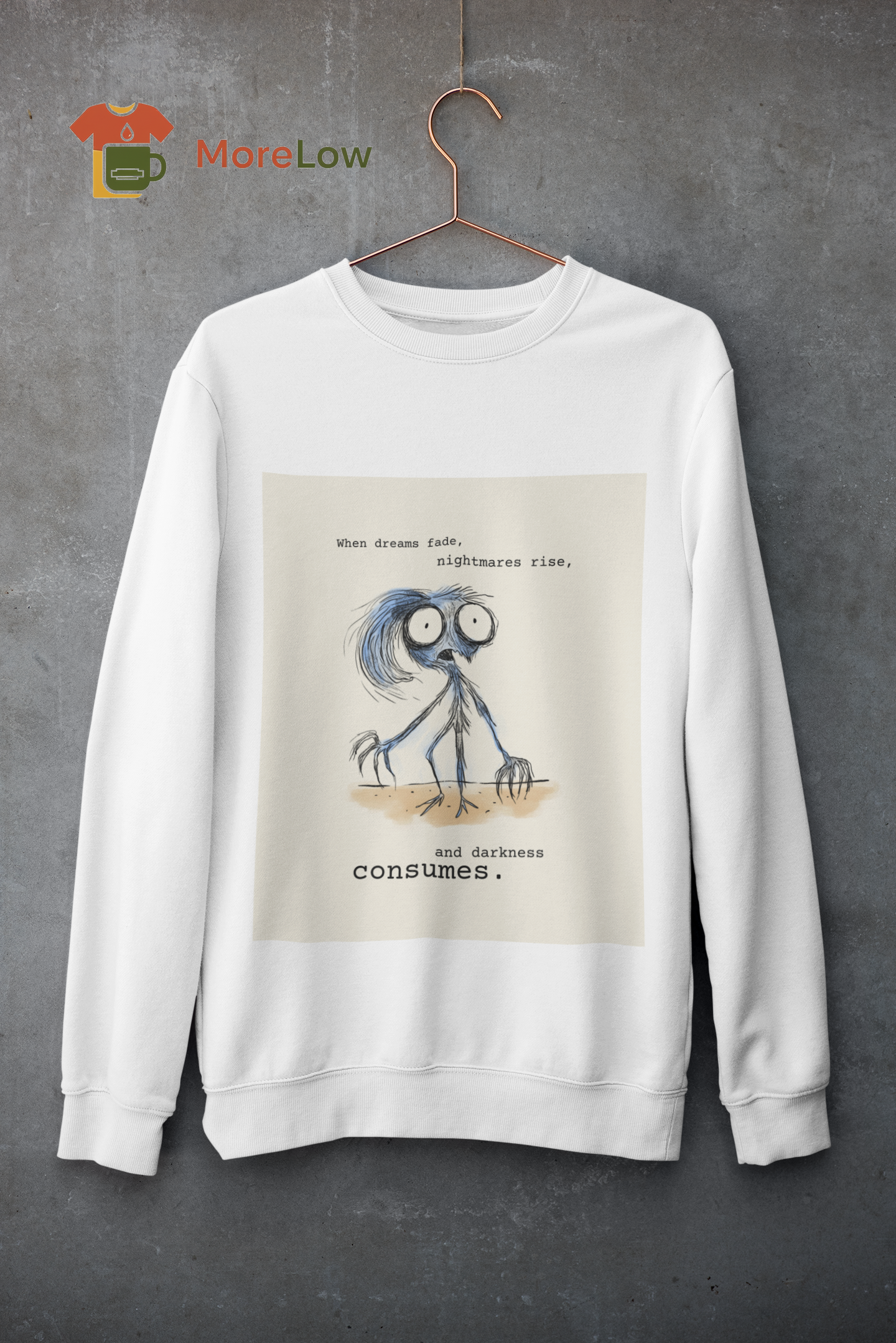 A Style Born from Nightmares: "When Dreams Fade" T-shirt and Sweatshirt