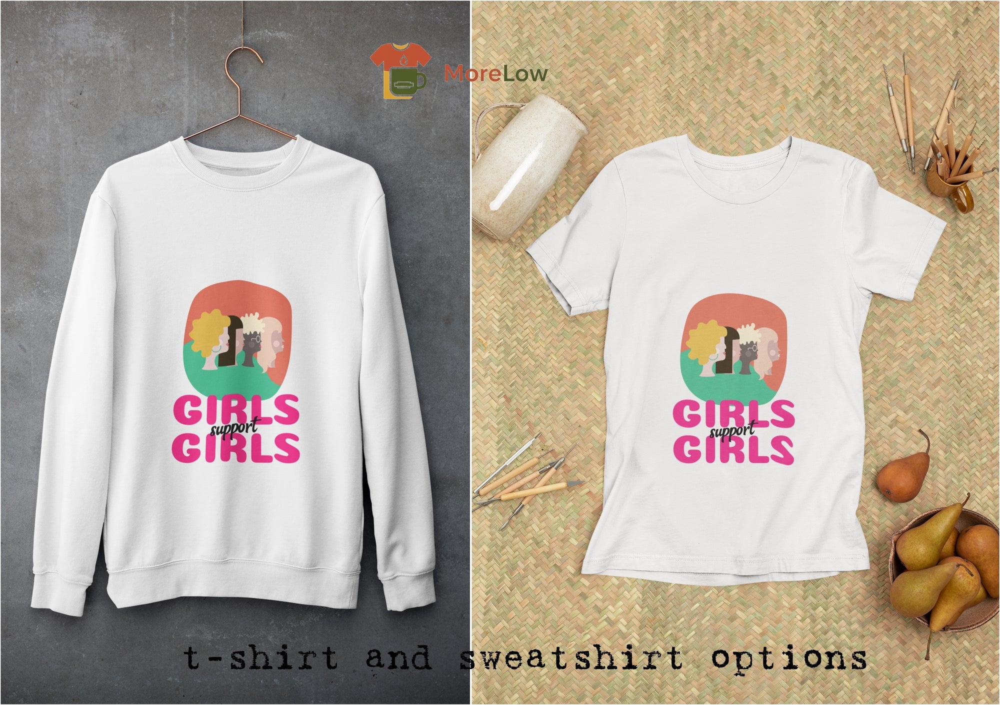 GIRLS support GIRLS T-shirt and Sweatshirt