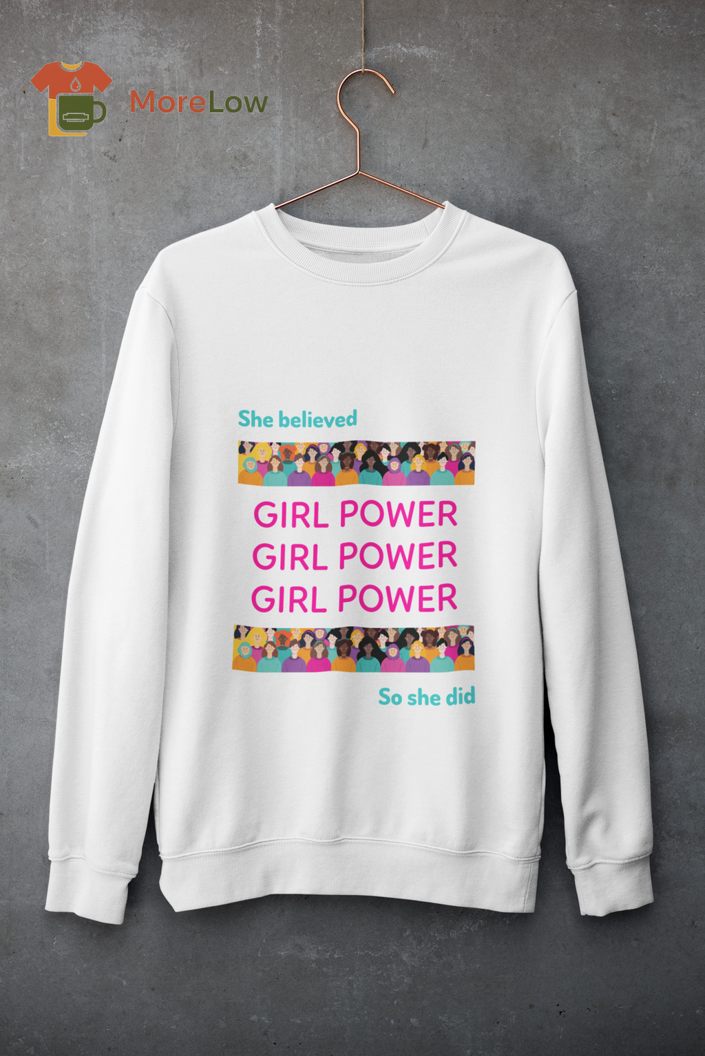 Women's Empowerment: She Believed, She Succeeded T-shirt and Sweatshirt