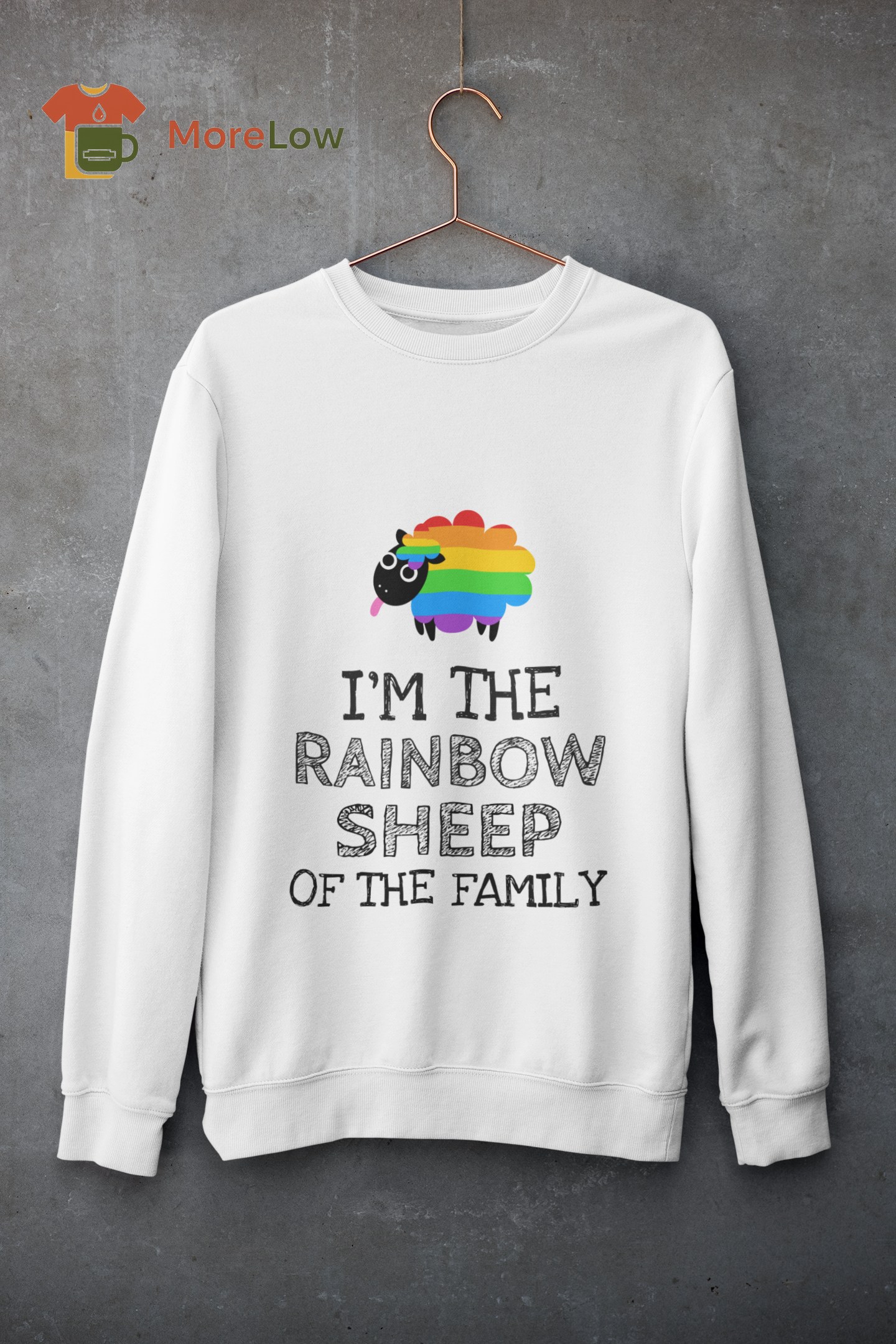 Rainbow Sheep of the Family T-shirt and Sweatshirt