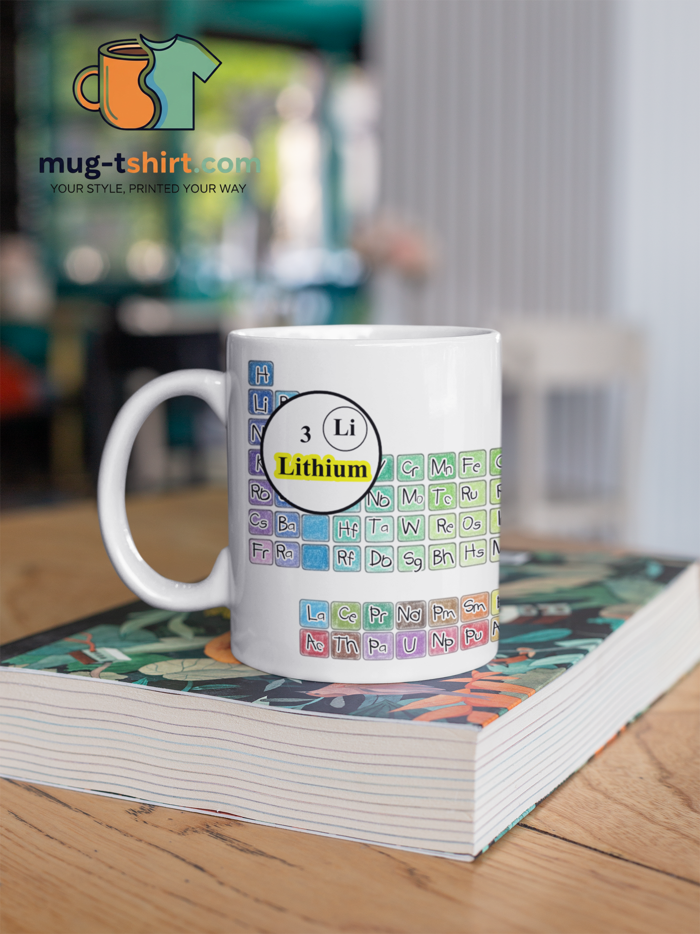Periodic Table Elements Mug - Custom Coffee Mug Up to 20 Elements - Personalized Set