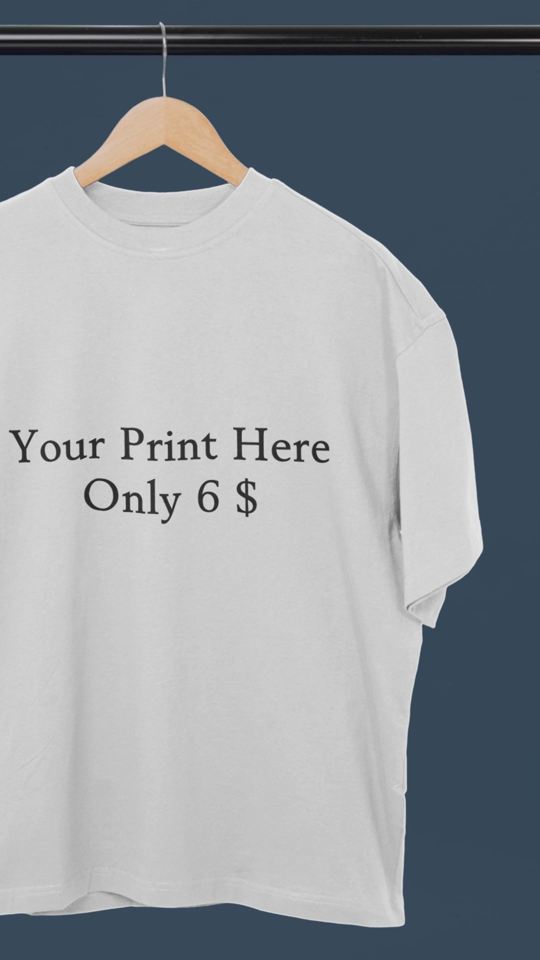 Custom printed t-shirt, Your Text, Your Logo, Limited time discount. Personalized t-shirt
