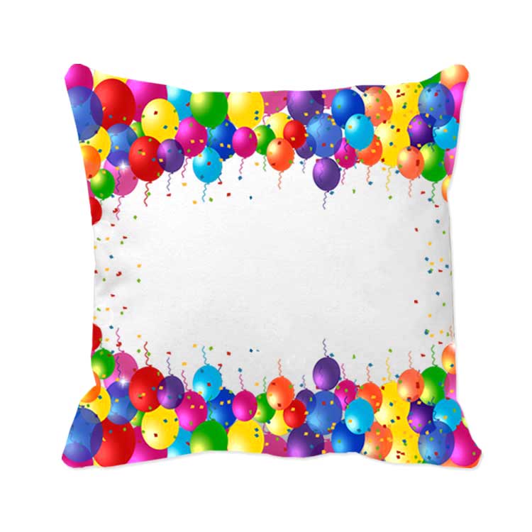 Balloon Pattern Sublimation Pillowcase