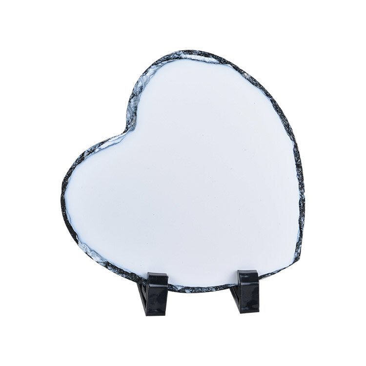 Sublimation Heart Natural Stone 15x15cm.