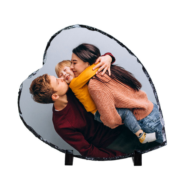 Sublimation Heart Natural Stone - 20x20