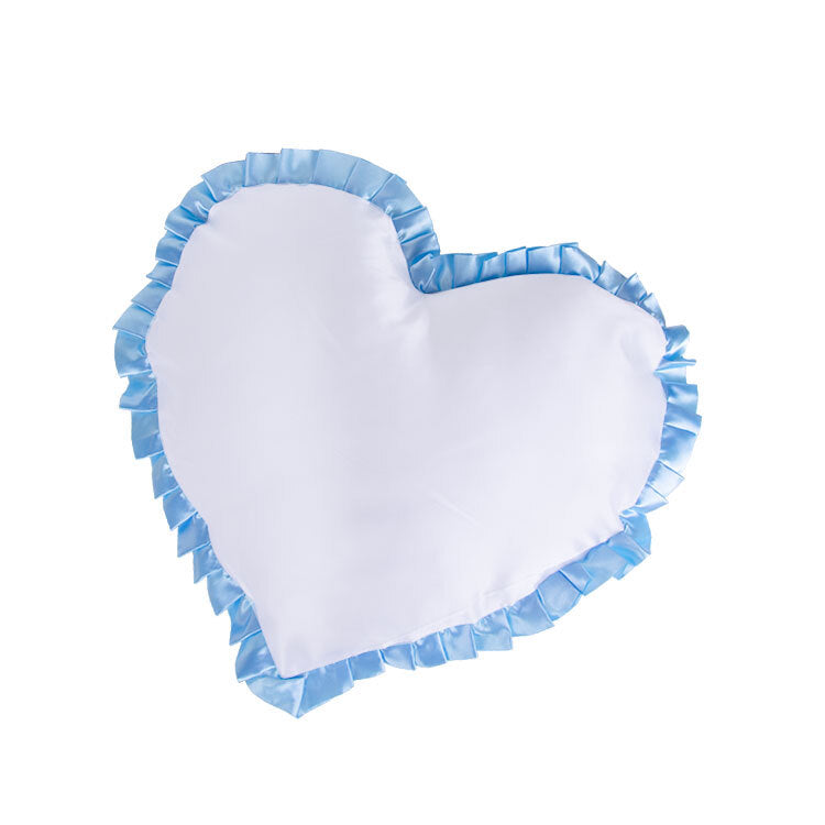 Personalized Heart-Shaped Pillow Cover and Insert - Love-Themed Decorative Pillow - Photo Printed Gift