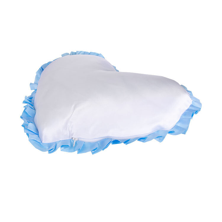 Personalized Heart-Shaped Pillow Cover and Insert - Love-Themed Decorative Pillow - Photo Printed Gift