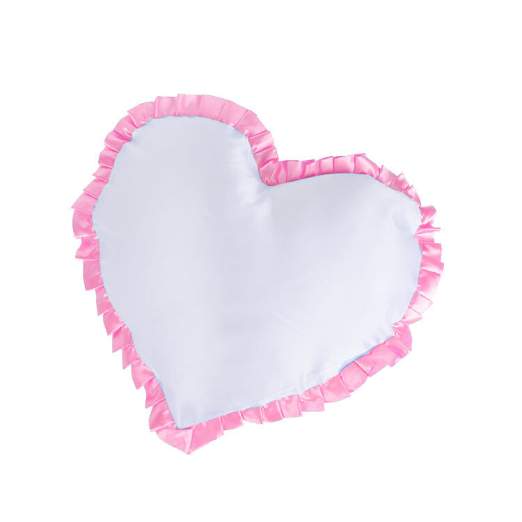 Personalized Heart-Shaped Pillow Cover and Insert - Love-Themed Decorative Pillow - Photo Printed Gift
