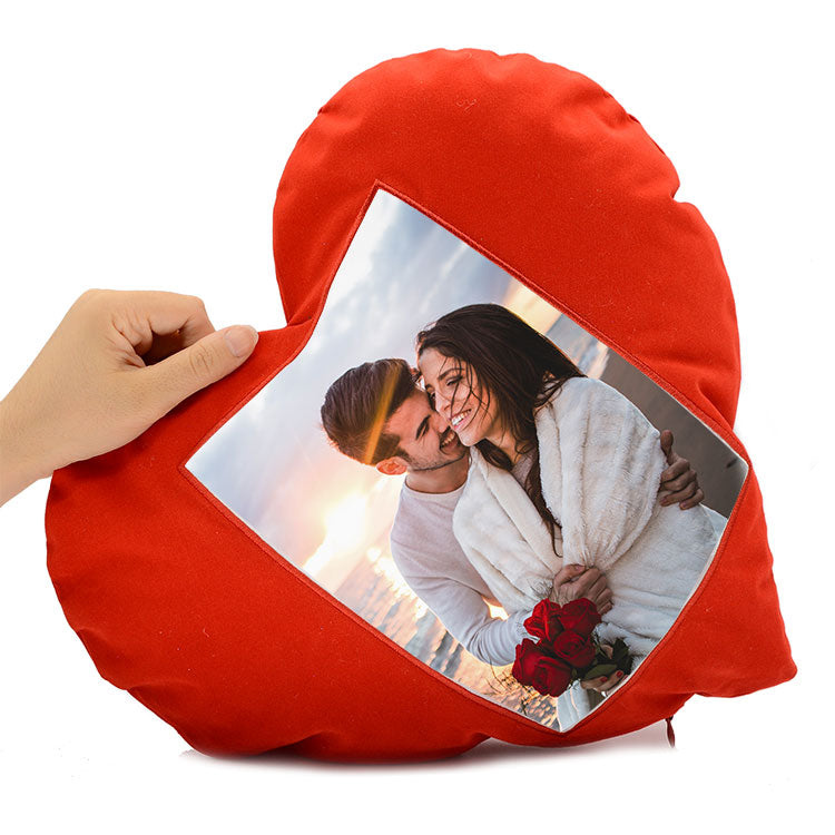 Sublimation Red Heart Pillowcase