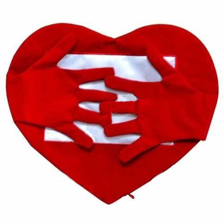 Sublimation Red Sleeve Heart Pillowcase