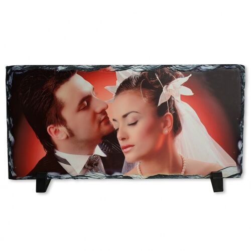 Sublimation Shiny Rectangular Natural Stone - 14x28cm