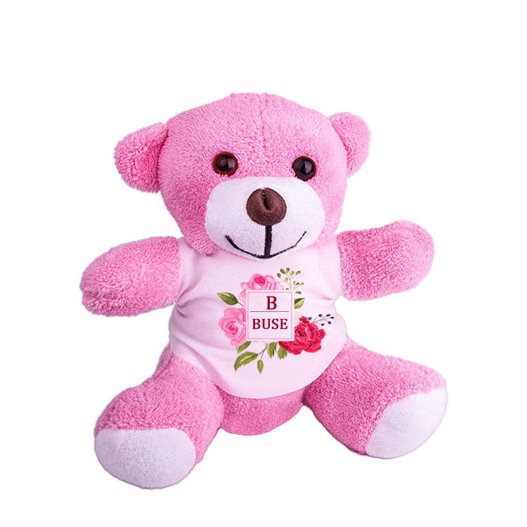 Sublimation Plush Pink Bear