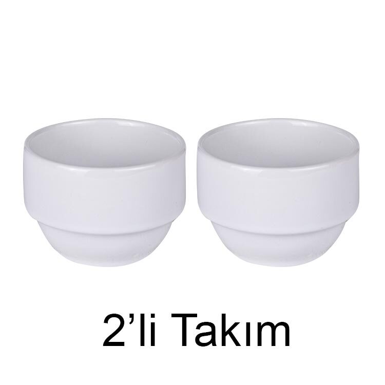 Sublimation Porcelain White Deep Bowl - Pack of 2