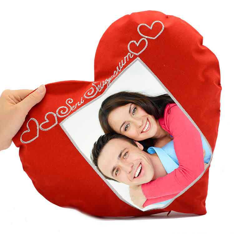 Sublimation I Love You Heart Pillow