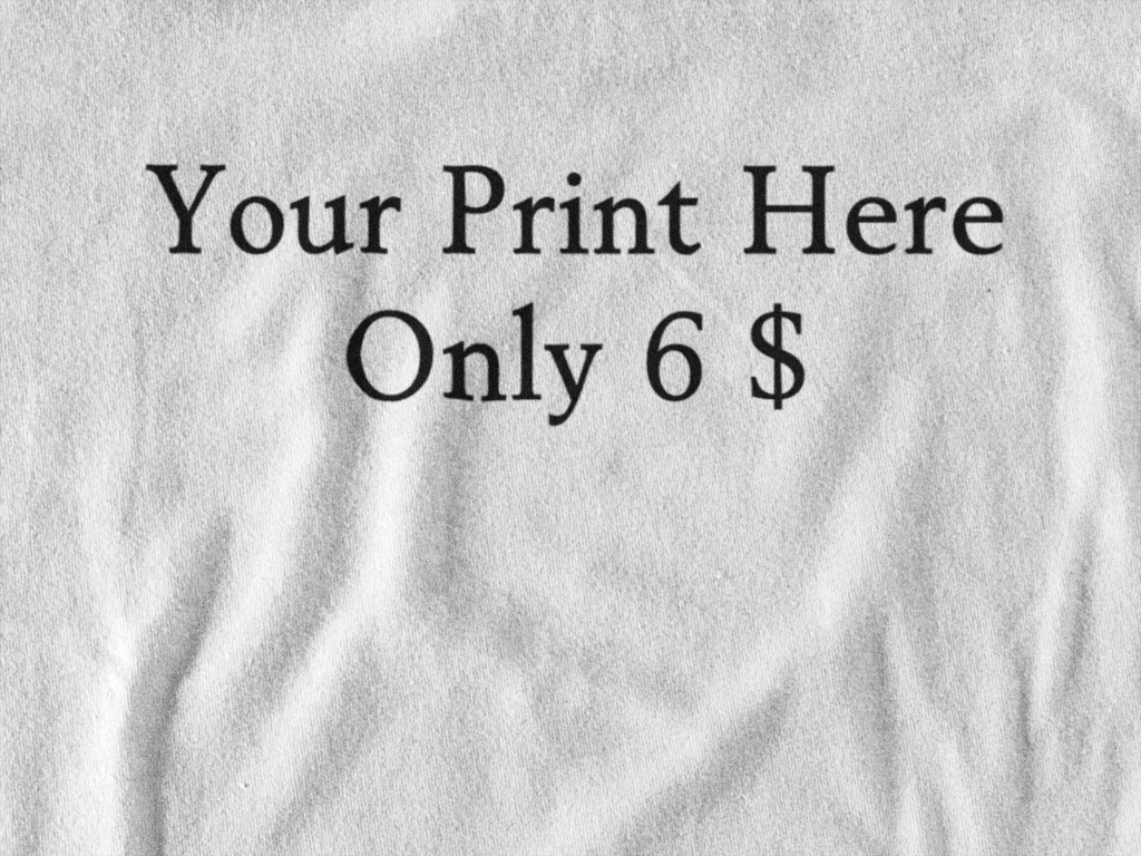 Custom printed t-shirt, Your Text, Your Logo, Limited time discount. Personalized t-shirt