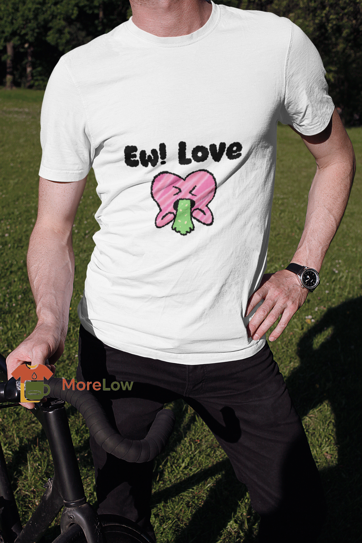 Anti-Valentine's Day 'Ew! Love' Vomiting Heart Sweatshirt & T-Shirt