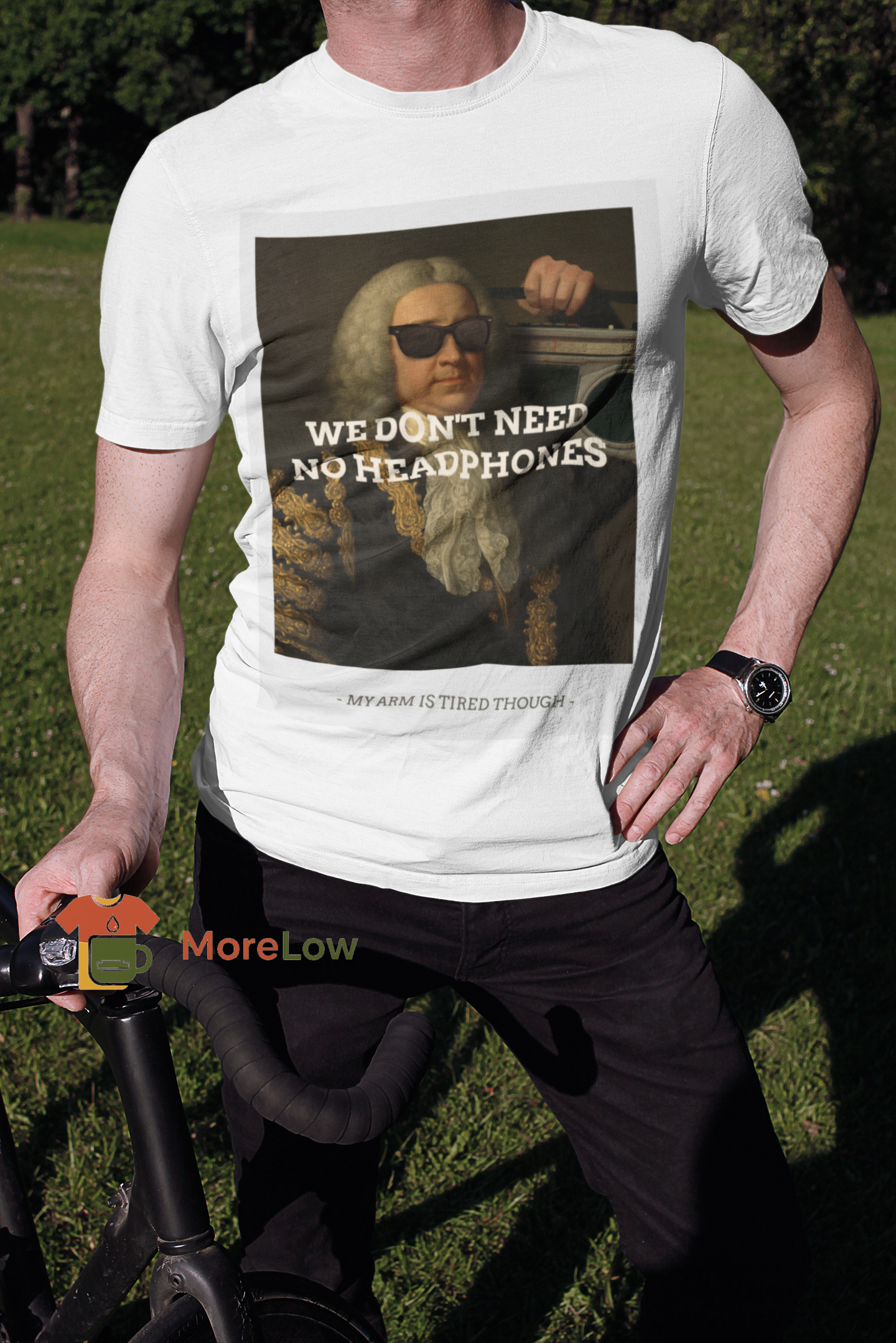 Funny Art History 'We Don't Need No Headphones' Sweatshirt & T-Shirt