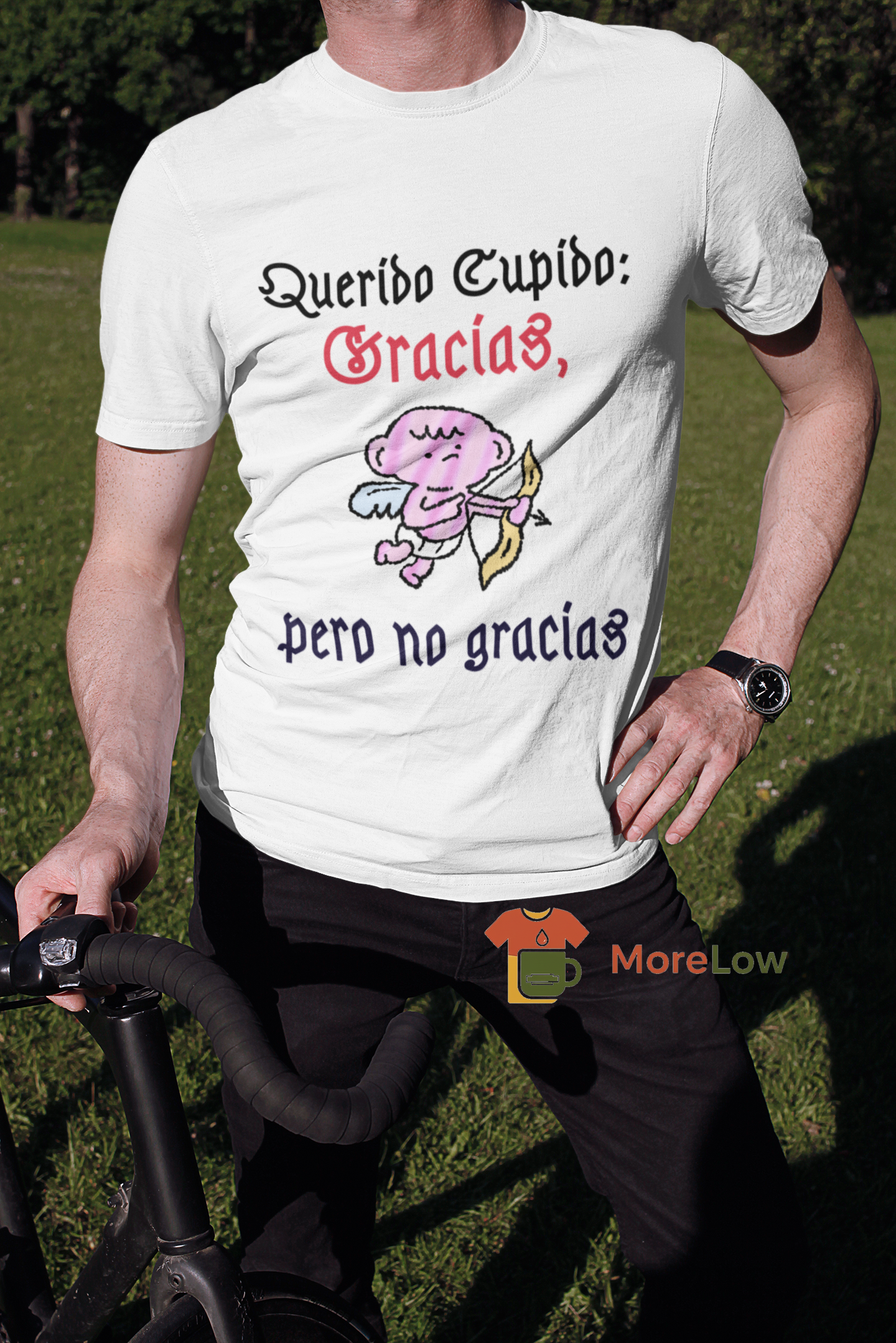 Spanish Anti-Valentine's Day 'Querido Cupido' Sweatshirt & T-Shirt