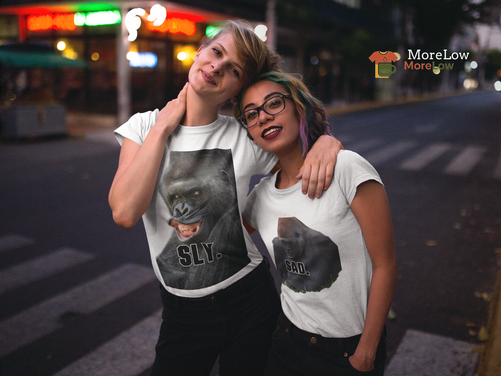 Funny Gorilla T-shirts for Your Mood: Conversation Starter Mood and Emotion T-shirts